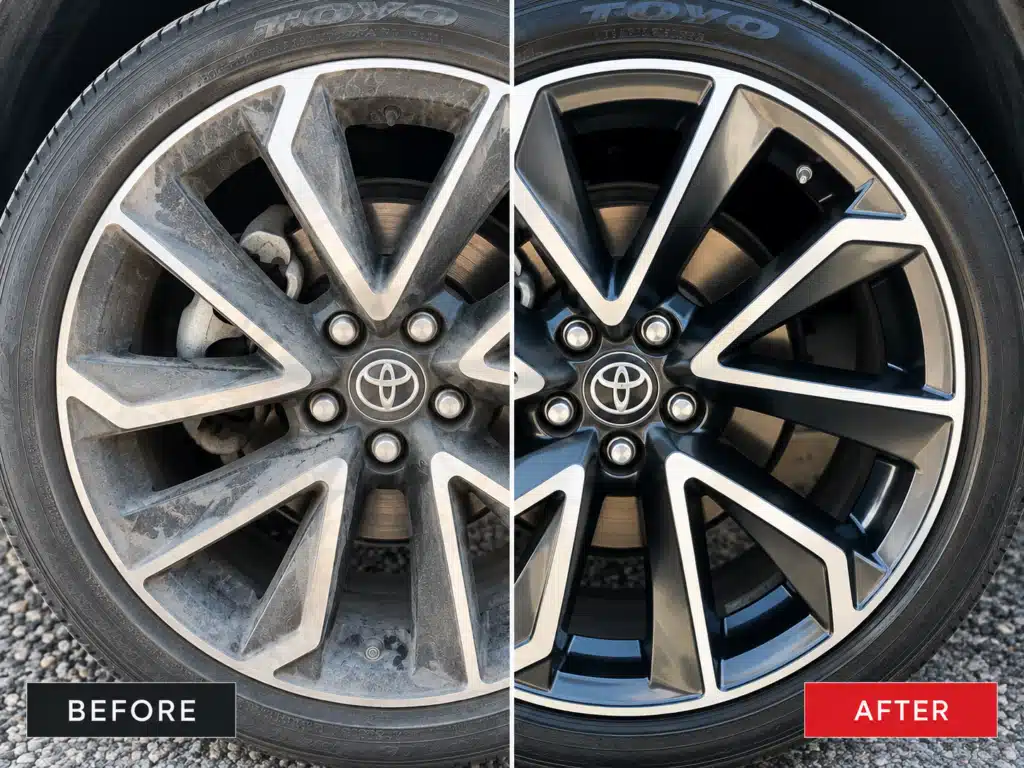 wheel cleaning transformation